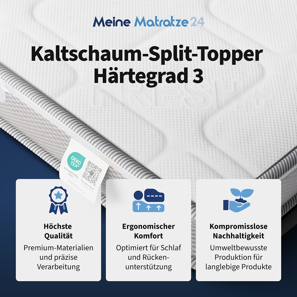 Kaltschaum-Split Topper Eigenschaften & Vorteile